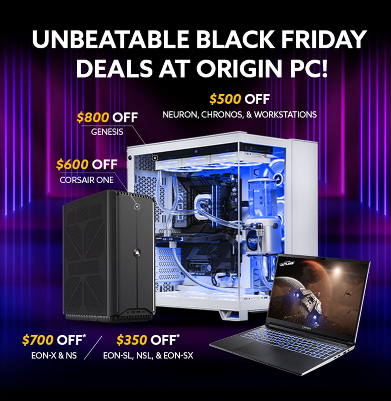 origin pc black friday banner